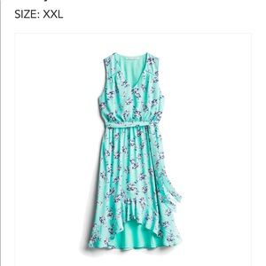 NWOT Midi high front low back gorgeous dress.